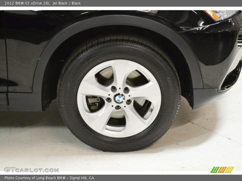Jet Black / Black 2012 BMW X3 xDrive 28i