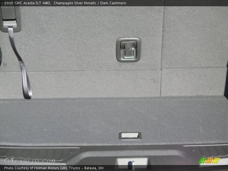 Champagne Silver Metallic / Dark Cashmere 2015 GMC Acadia SLT AWD