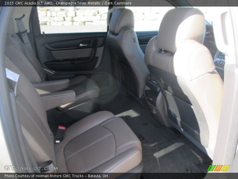 Champagne Silver Metallic / Dark Cashmere 2015 GMC Acadia SLT AWD