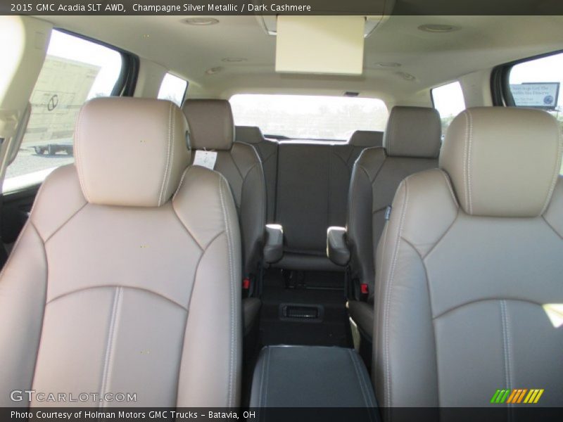Champagne Silver Metallic / Dark Cashmere 2015 GMC Acadia SLT AWD