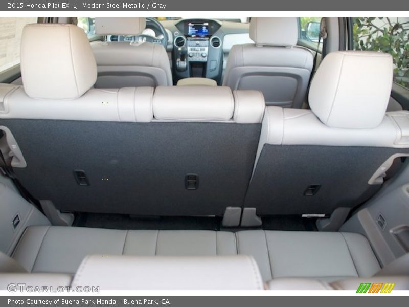 Modern Steel Metallic / Gray 2015 Honda Pilot EX-L