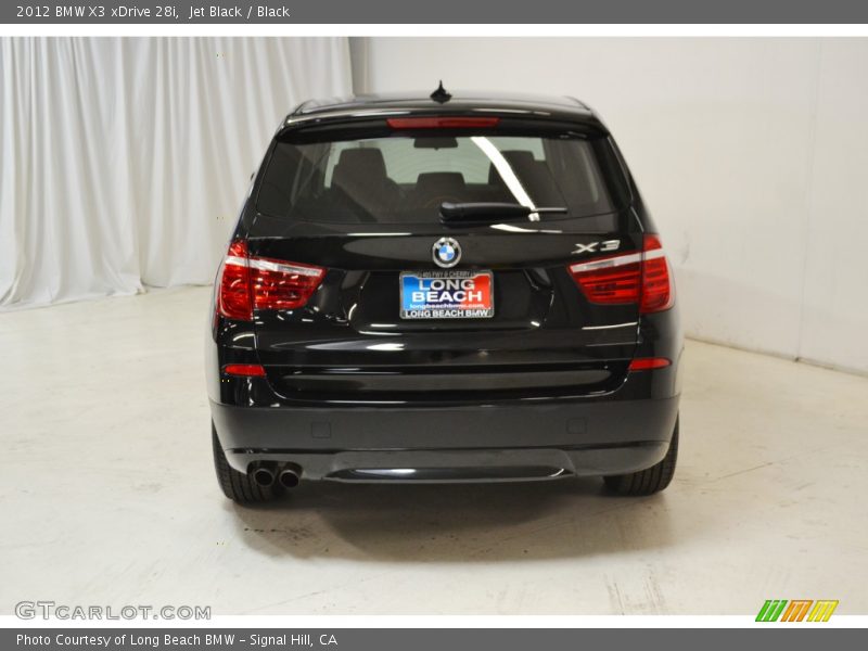 Jet Black / Black 2012 BMW X3 xDrive 28i