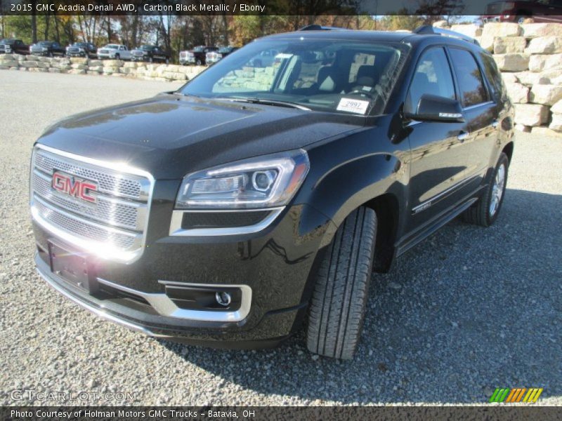 Carbon Black Metallic / Ebony 2015 GMC Acadia Denali AWD