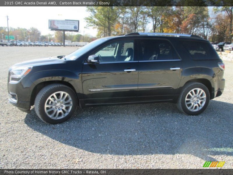 Carbon Black Metallic / Ebony 2015 GMC Acadia Denali AWD