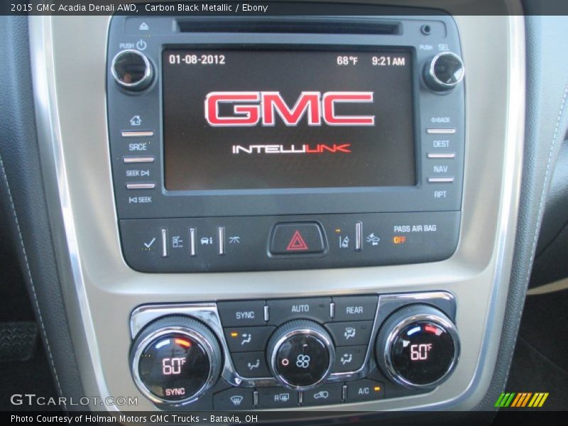 Carbon Black Metallic / Ebony 2015 GMC Acadia Denali AWD