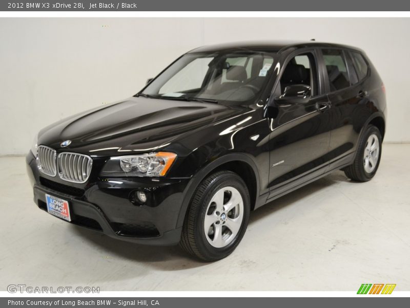 Jet Black / Black 2012 BMW X3 xDrive 28i