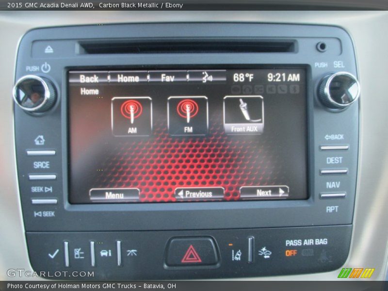Carbon Black Metallic / Ebony 2015 GMC Acadia Denali AWD