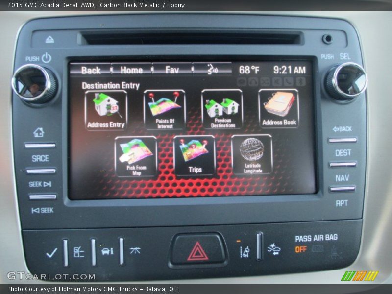 Carbon Black Metallic / Ebony 2015 GMC Acadia Denali AWD