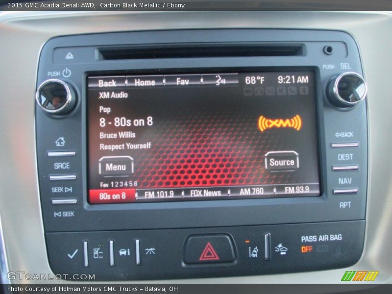 Carbon Black Metallic / Ebony 2015 GMC Acadia Denali AWD