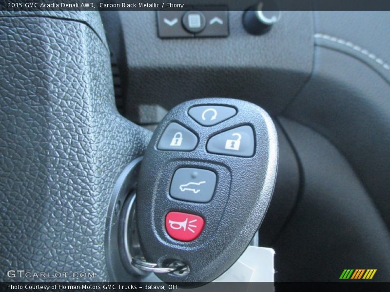 Carbon Black Metallic / Ebony 2015 GMC Acadia Denali AWD