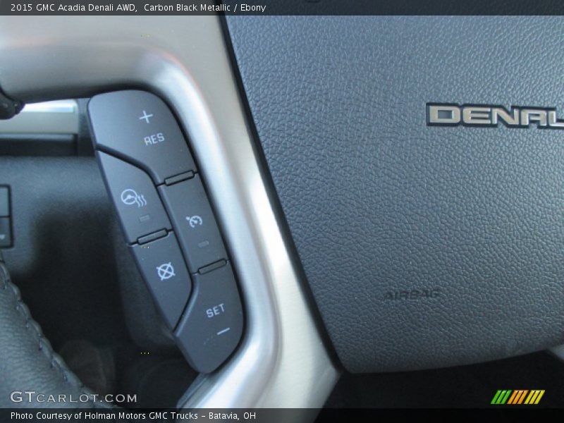 Carbon Black Metallic / Ebony 2015 GMC Acadia Denali AWD
