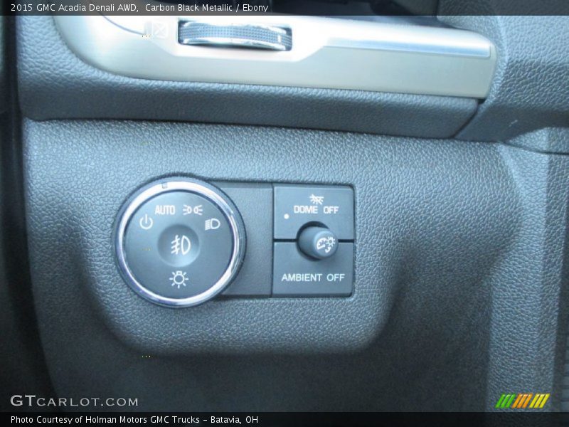 Carbon Black Metallic / Ebony 2015 GMC Acadia Denali AWD