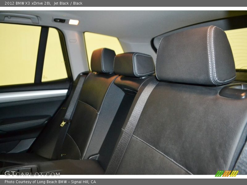 Jet Black / Black 2012 BMW X3 xDrive 28i