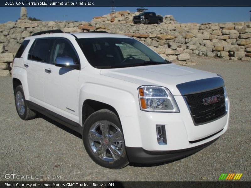 Summit White / Jet Black 2015 GMC Terrain SLE