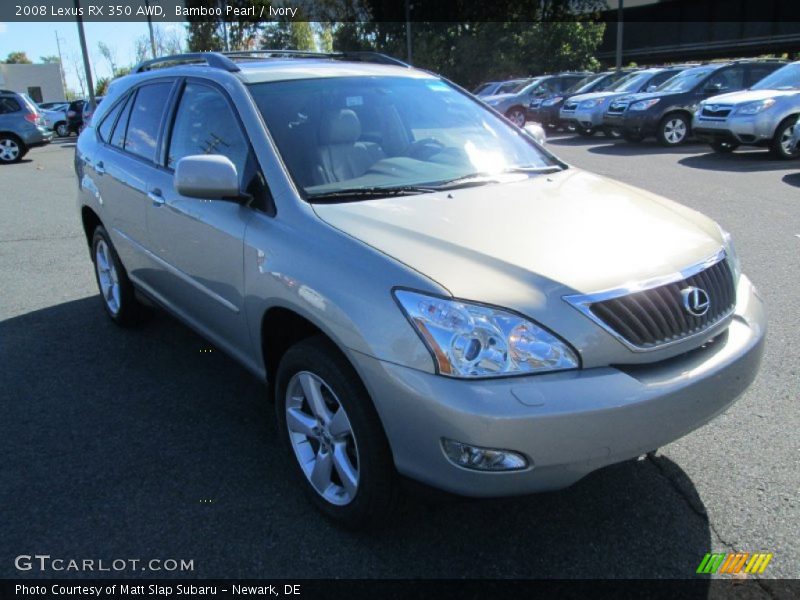 Bamboo Pearl / Ivory 2008 Lexus RX 350 AWD