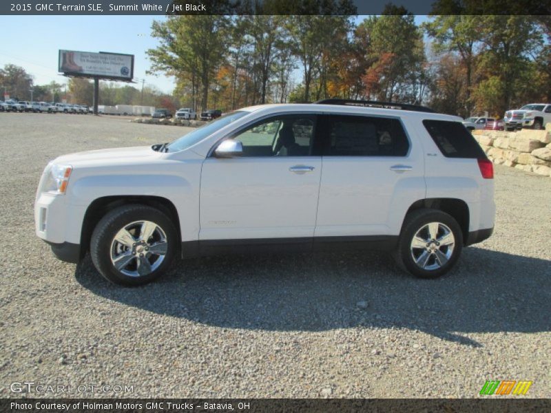 Summit White / Jet Black 2015 GMC Terrain SLE