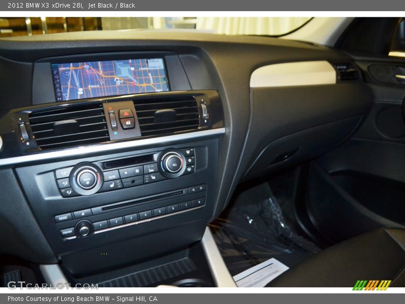 Jet Black / Black 2012 BMW X3 xDrive 28i