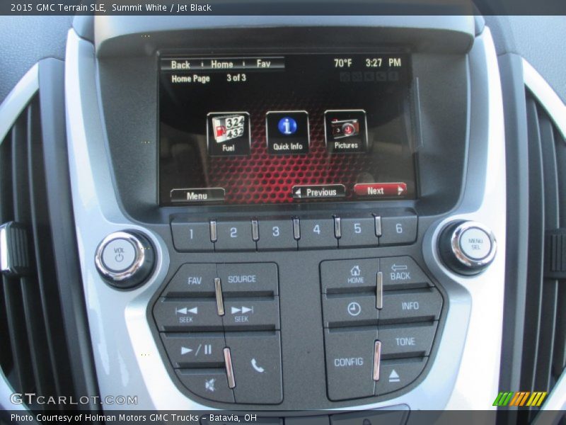 Summit White / Jet Black 2015 GMC Terrain SLE