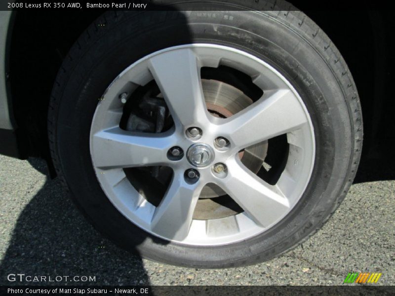 Bamboo Pearl / Ivory 2008 Lexus RX 350 AWD