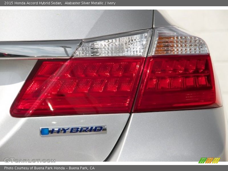 Alabaster Silver Metallic / Ivory 2015 Honda Accord Hybrid Sedan