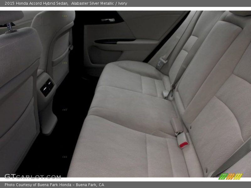 Alabaster Silver Metallic / Ivory 2015 Honda Accord Hybrid Sedan