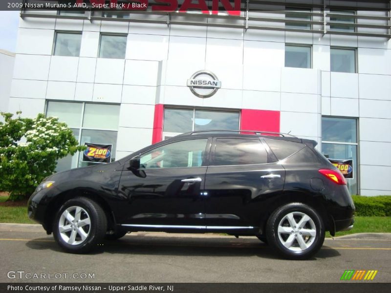 Super Black / Black 2009 Nissan Murano S AWD