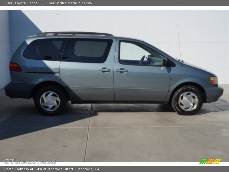 Silver Spruce Metallic / Gray 2000 Toyota Sienna LE