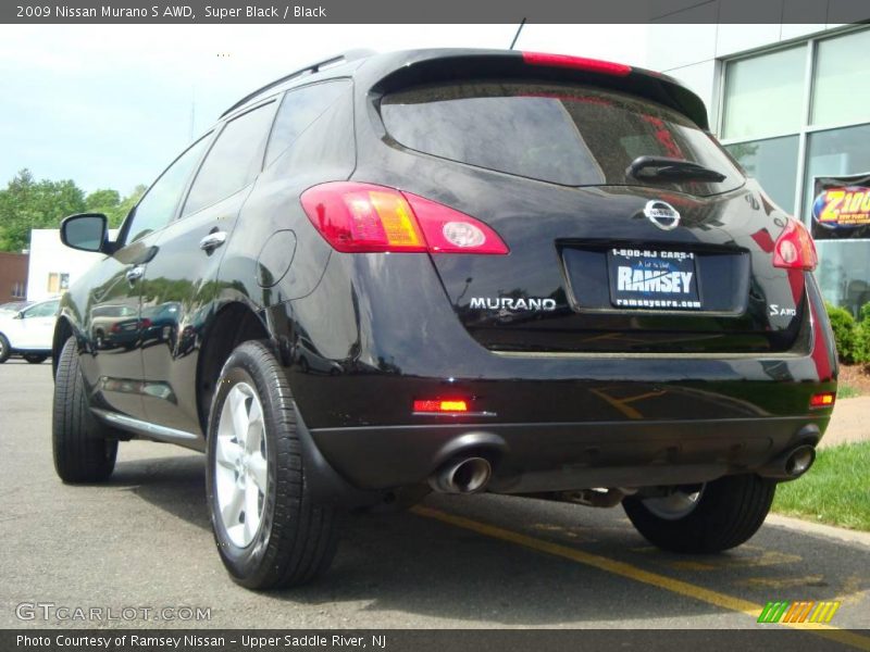 Super Black / Black 2009 Nissan Murano S AWD