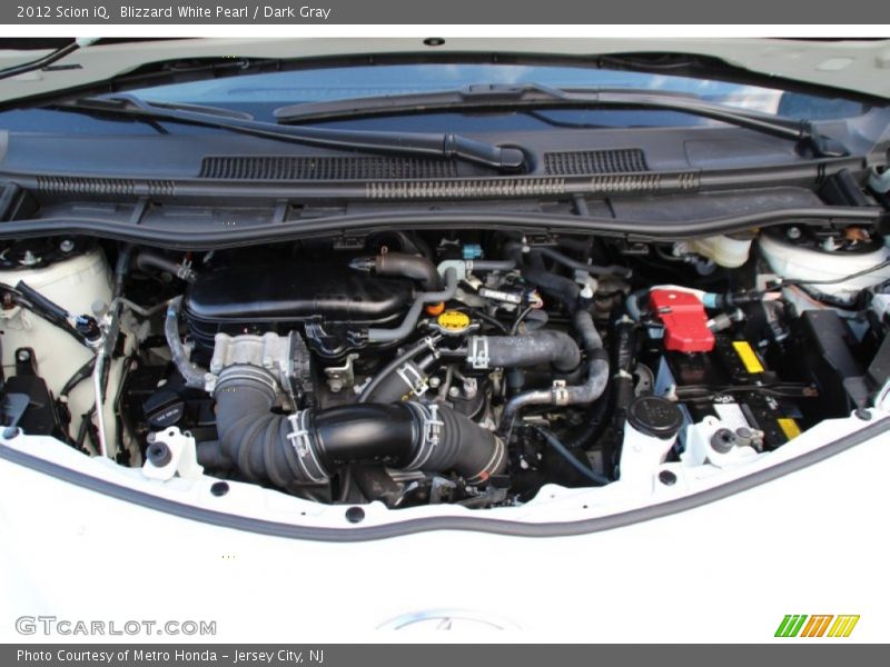 Blizzard White Pearl / Dark Gray 2012 Scion iQ