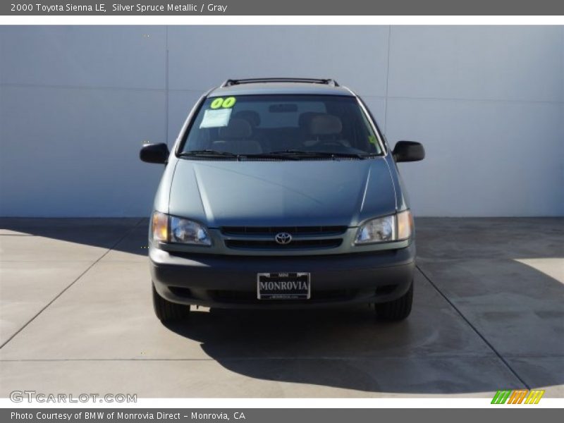 Silver Spruce Metallic / Gray 2000 Toyota Sienna LE