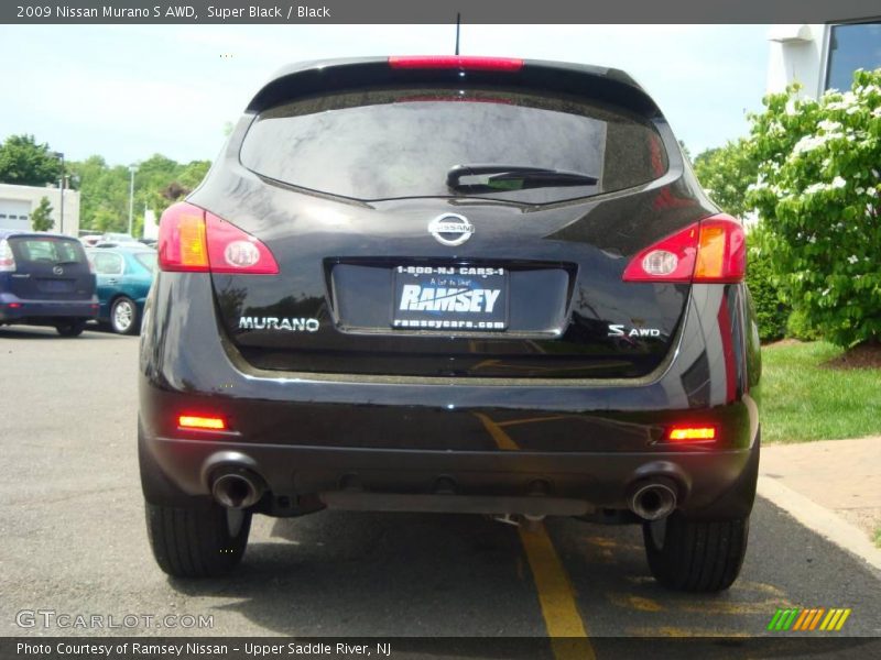 Super Black / Black 2009 Nissan Murano S AWD