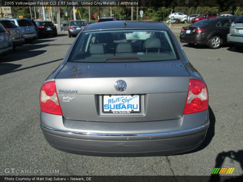 United Grey Metallic / Anthracite 2005 Volkswagen Passat GLS 1.8T Sedan