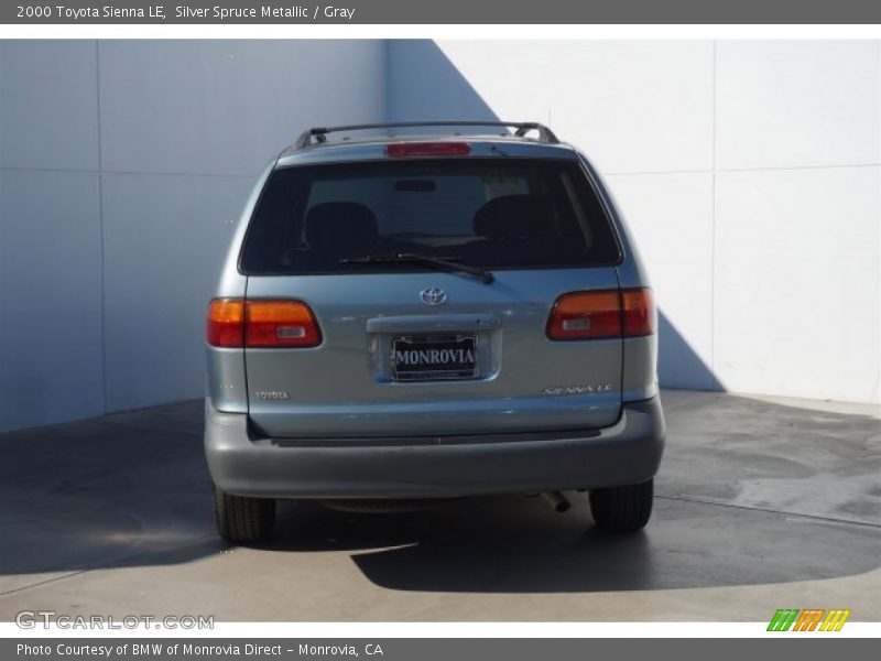 Silver Spruce Metallic / Gray 2000 Toyota Sienna LE