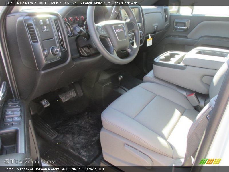 Summit White / Jet Black/Dark Ash 2015 GMC Sierra 2500HD Double Cab 4x4