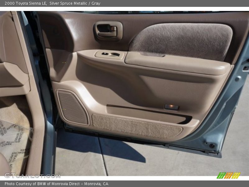 Silver Spruce Metallic / Gray 2000 Toyota Sienna LE