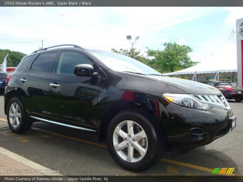 Super Black / Black 2009 Nissan Murano S AWD