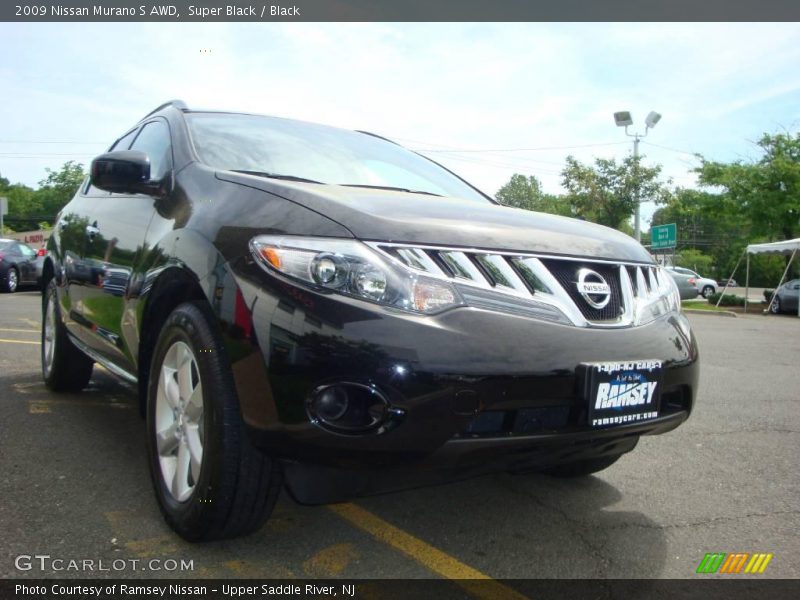 Super Black / Black 2009 Nissan Murano S AWD