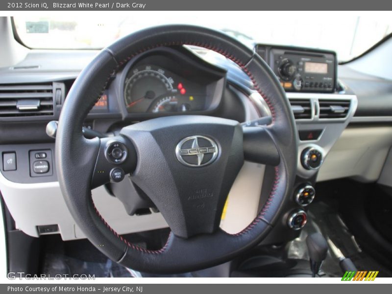 Blizzard White Pearl / Dark Gray 2012 Scion iQ