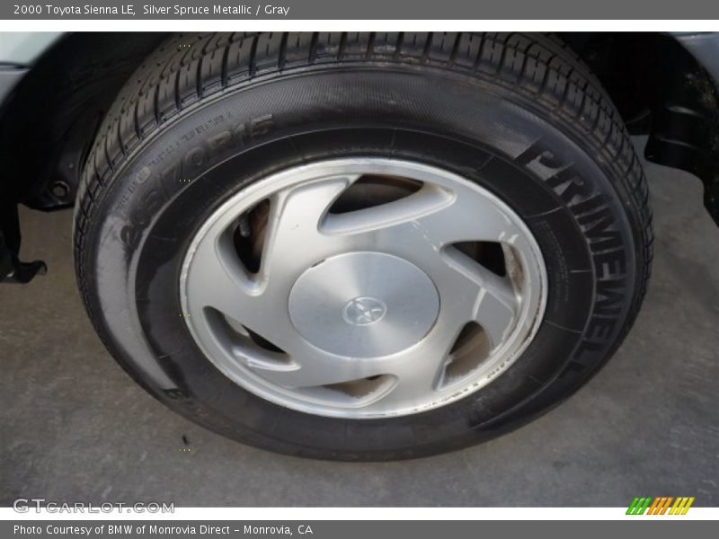 Silver Spruce Metallic / Gray 2000 Toyota Sienna LE