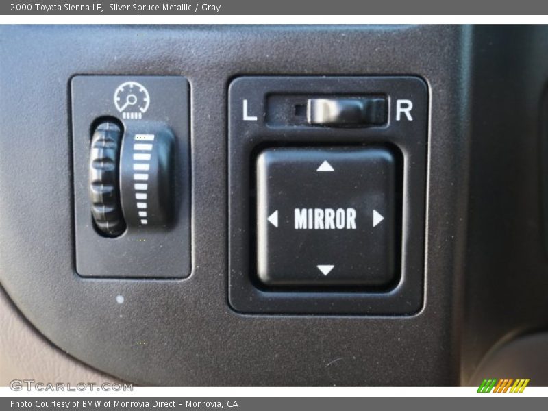 Silver Spruce Metallic / Gray 2000 Toyota Sienna LE