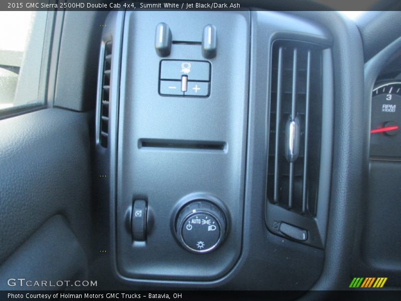 Summit White / Jet Black/Dark Ash 2015 GMC Sierra 2500HD Double Cab 4x4