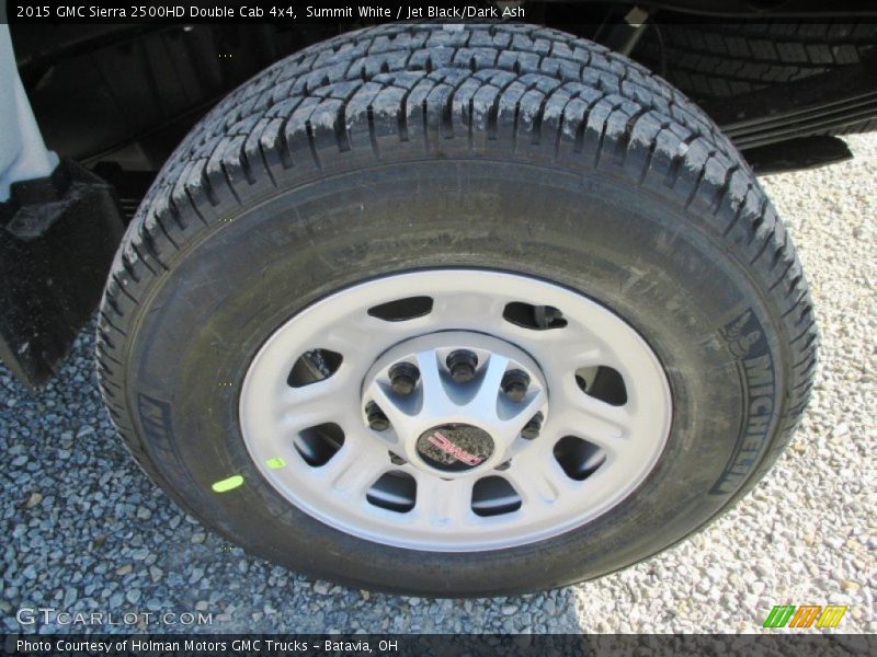 Summit White / Jet Black/Dark Ash 2015 GMC Sierra 2500HD Double Cab 4x4