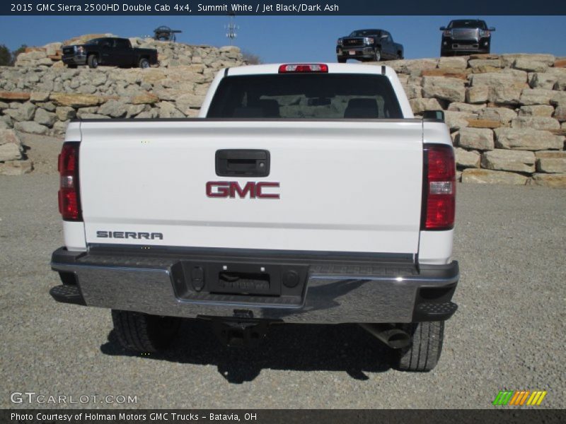 Summit White / Jet Black/Dark Ash 2015 GMC Sierra 2500HD Double Cab 4x4