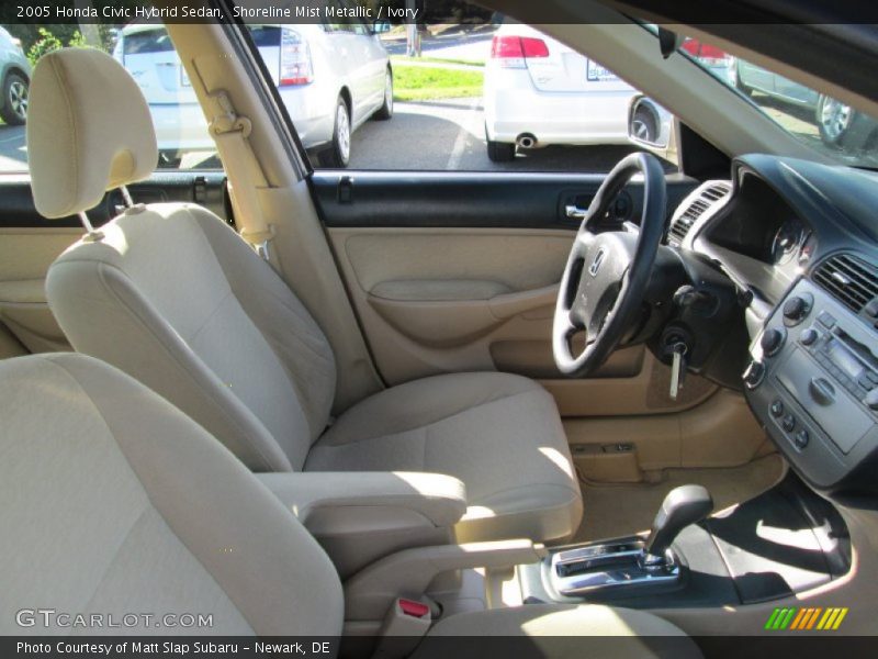 Shoreline Mist Metallic / Ivory 2005 Honda Civic Hybrid Sedan