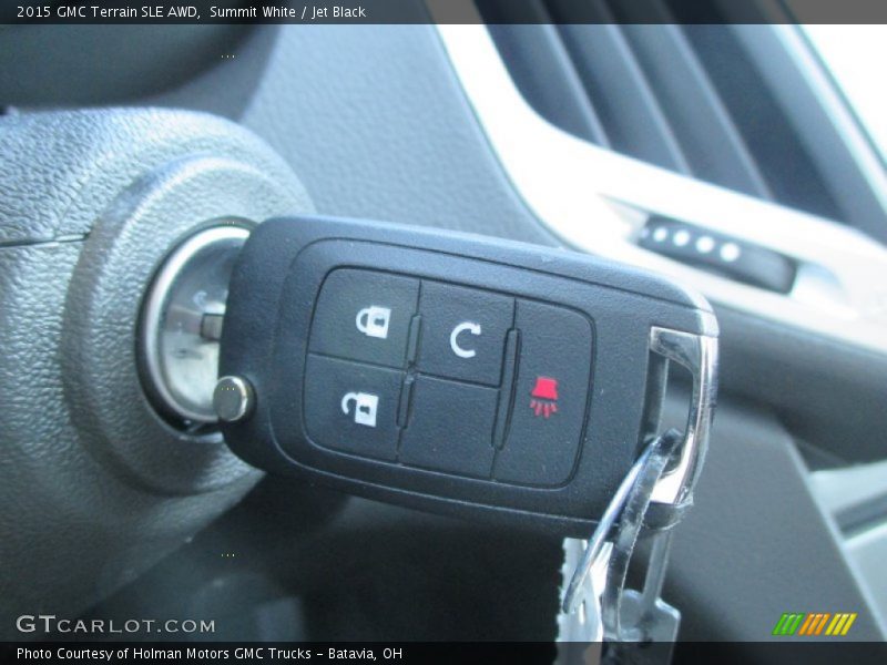 Summit White / Jet Black 2015 GMC Terrain SLE AWD