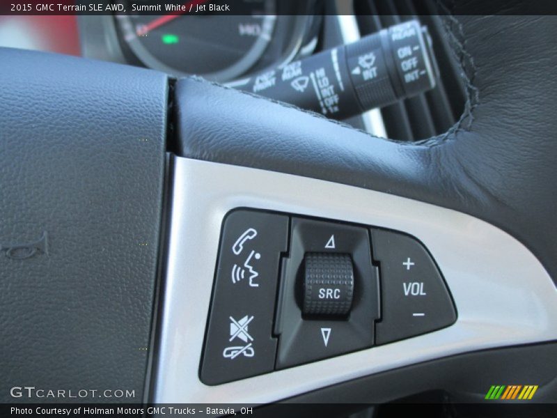 Summit White / Jet Black 2015 GMC Terrain SLE AWD