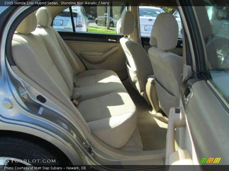 Shoreline Mist Metallic / Ivory 2005 Honda Civic Hybrid Sedan