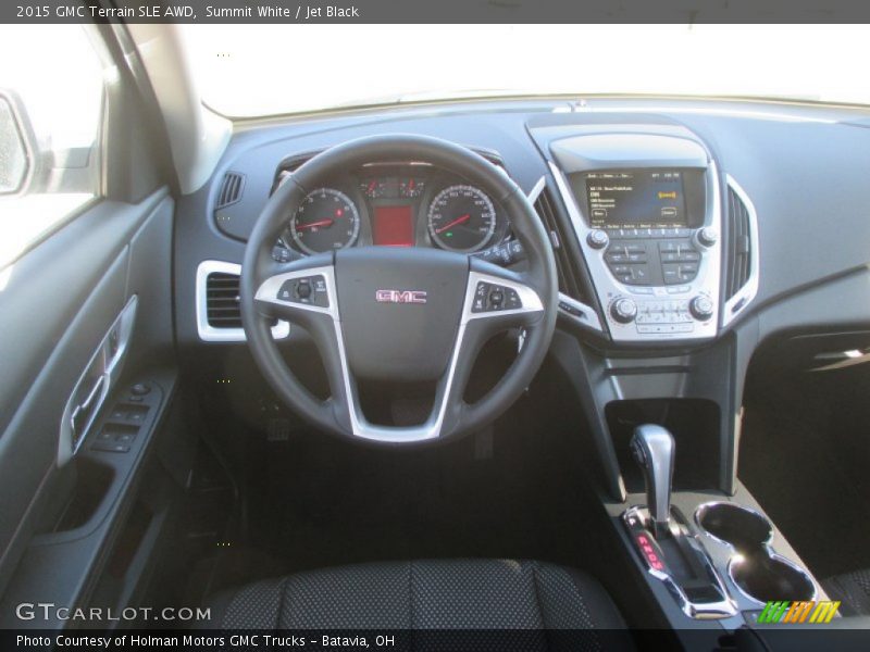Summit White / Jet Black 2015 GMC Terrain SLE AWD