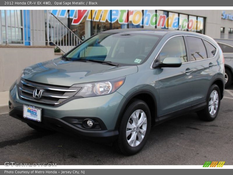Opal Sage Metallic / Black 2012 Honda CR-V EX 4WD