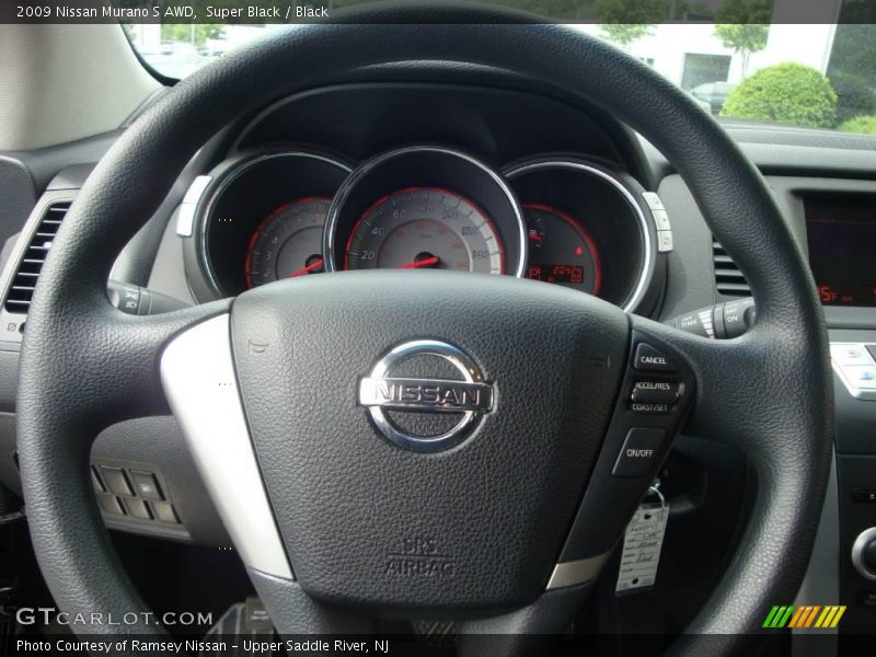 Super Black / Black 2009 Nissan Murano S AWD